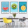 Living Room Decorative Canvas Painting Fruit Watermelon Orange Kiwi Fruit Modern Oil Paintings Kitchen Decor Canvas Wall Art