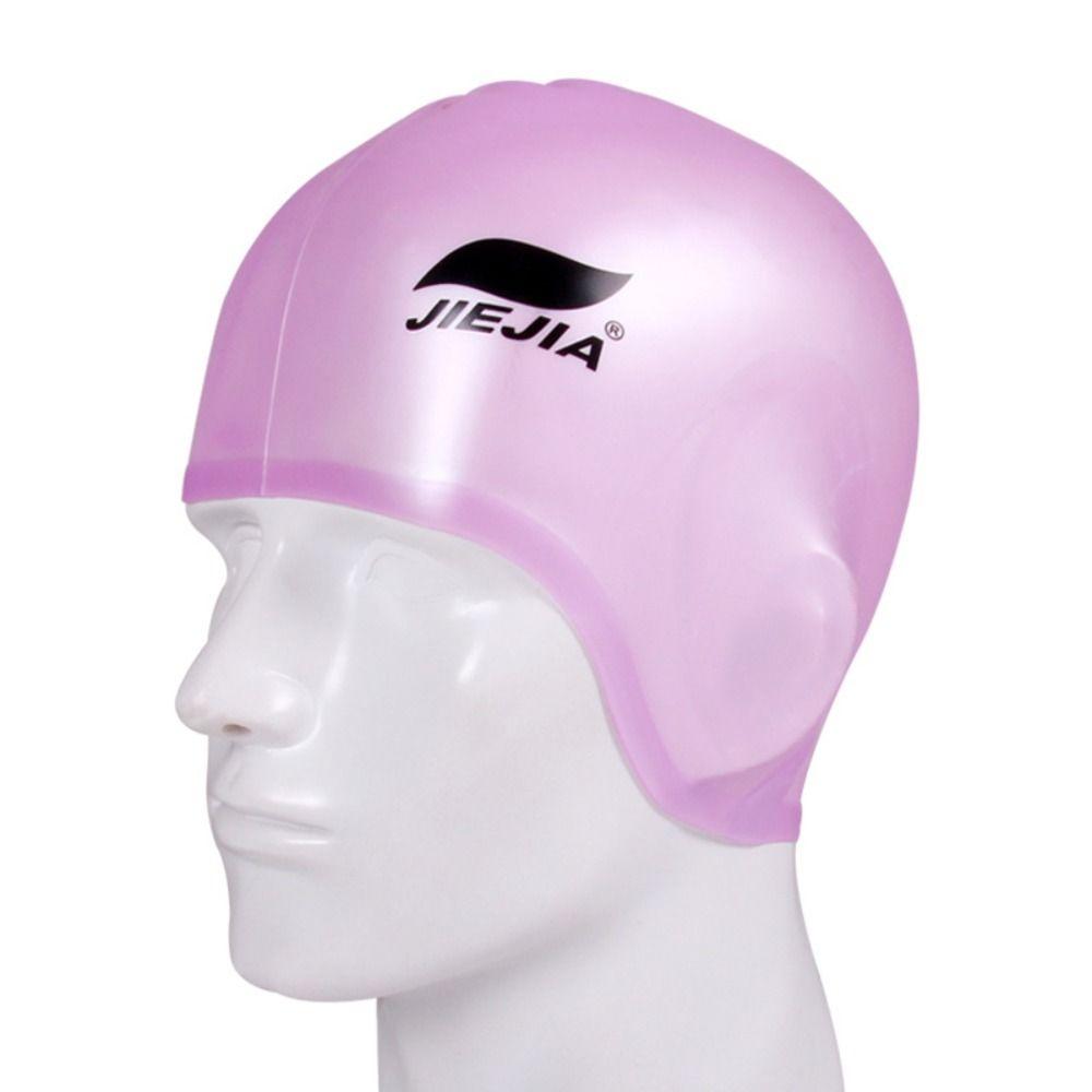 Swim Pool High Elastic Diving Hat Swim Pool Cap Silicone Swimming Caps Protect Ears Swim Hat