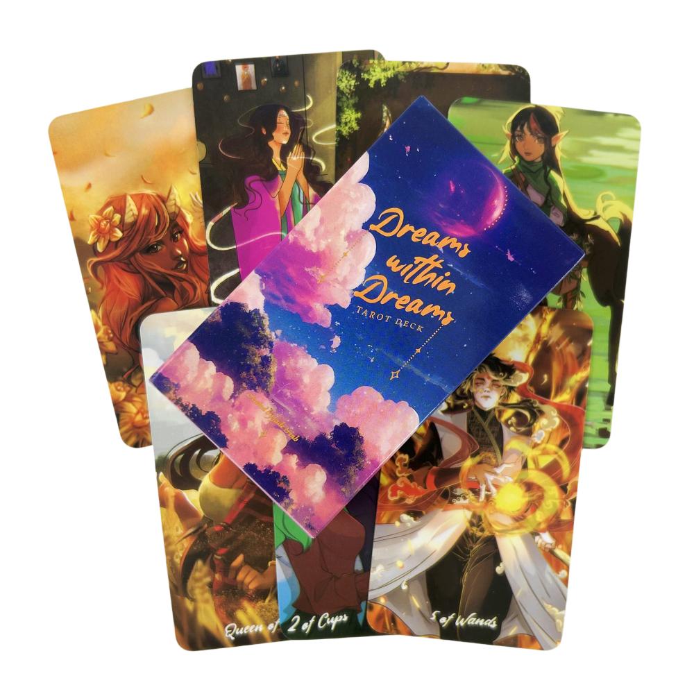 The Land of Stories Карты Таро Гадания Колода Английские Версии Издание Оракул Настольные Игры Настольные Игры Для Вечеринки