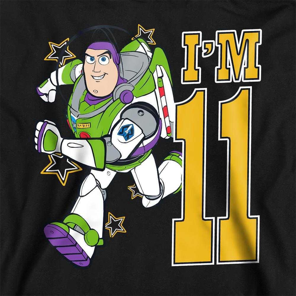 Toy Story Childrens/Kids I'm 11 Buzz Lightyear Birthday Pullover Hoodie