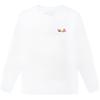 Vans Футболка с длинным рукавом в стиле унисекс с красочным принтом букв, белая VN0A5H9MWHT
