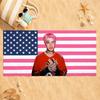 Полотенце рэпера Lil Peep Быстросохнущее Впитывающее Пляжное полотенце для спорта, фитнеса, плавания и активного отдыха