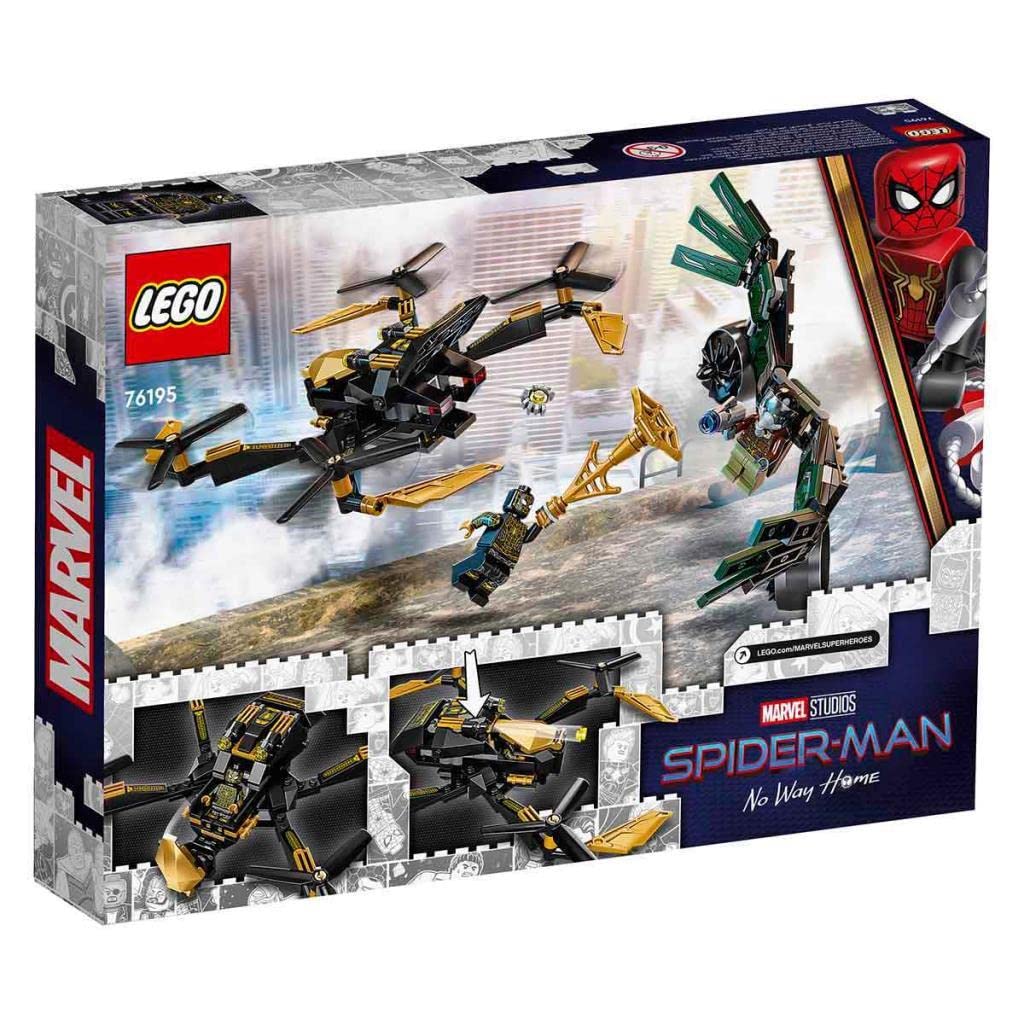 LEGO Super Heroes Drone Showdown 76195 Toy Block Present Superhero American Comic Boys Ages Spider-Man 7+