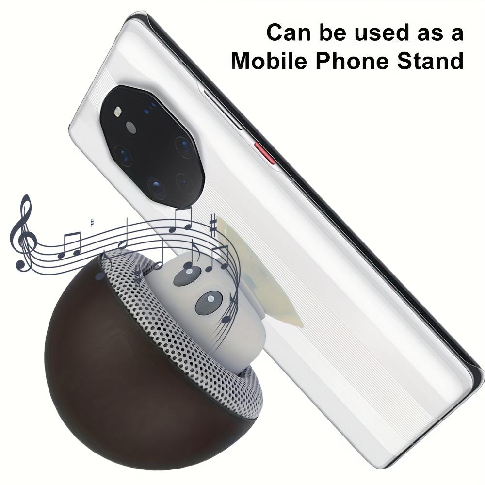 Портативный беспроводной динамик со стереозвуком, мощным басом и присоской, дизайном, функцией громкой связи, Bluetooth-динамиком для использования в офисе, подарками для вечеринок