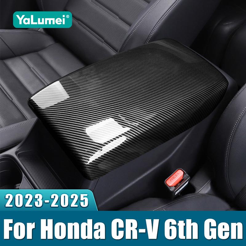 Для Honda CR-V CRV 6-го поколения 2024 2025 Гибрид ABS Накладка на крышку подлокотника автомобиля Водонепроницаемая накладка Аксессуары
