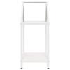 Firewood Rack White 40x25x60 cm Cold Rolled Steel