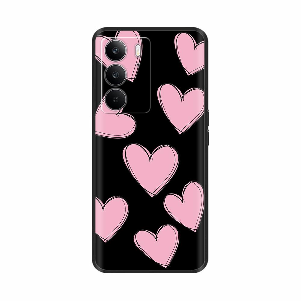 For OPPO Realme 14X Case Lovely Cartoon Butterfly Phone Case Soft Cover For Realme 14X 5G Case RMX5020 Silicone Shockproof Coque