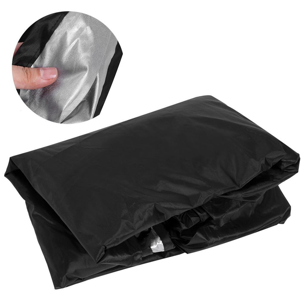 210D Black Cart Cover Waterproof Rainproof Dustproof Cover for Golf Cart Home Supplies