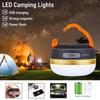 USB Rechargeable Portable Camping Tent Light 3 Modes Waterproof Outdoor Tent Lamp Lightweight Night Hanging Hook Emergency Lamps