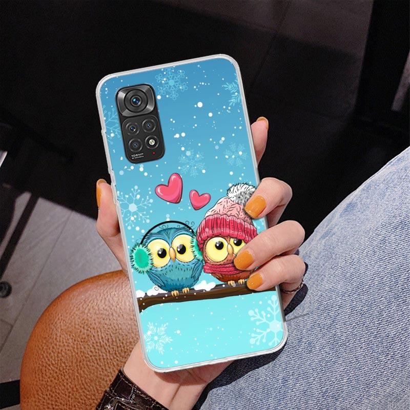 Cartoon Cute Owl LoveLy Phnoe Case for Phnoe Case for Xiaomi Redmi Note 15 14 14S 13 Pro Plus 12 12S 11S 11E 10S 10 11T 5G Uniqu