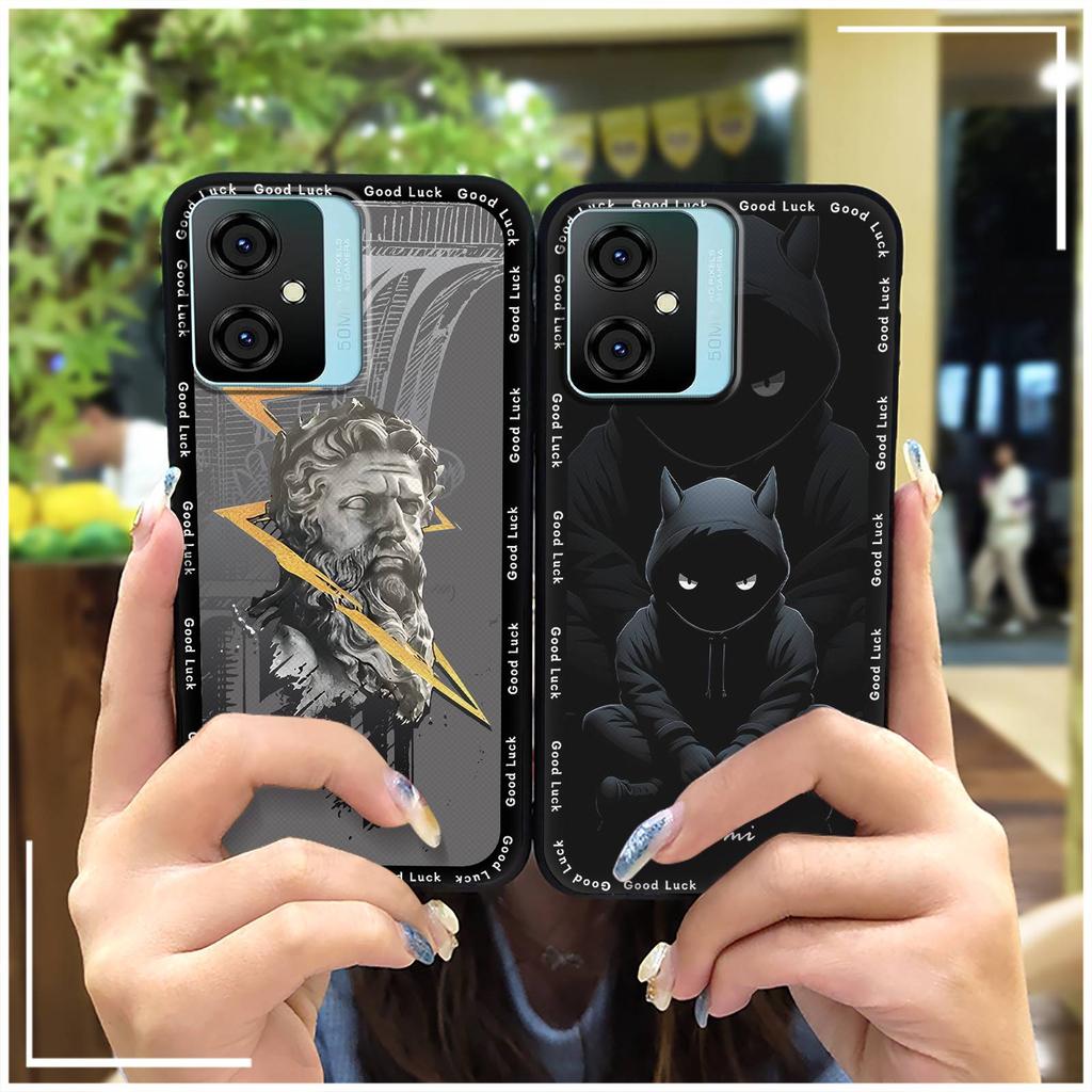Protective Full Wrap Phone Case For Blackview Oscal C70 TPU Anti-dust Fashion Design Silicone Cartoon Back Cover Cute