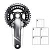 Crank Sticker Mountain Bike TPH Film Multiple Size Options