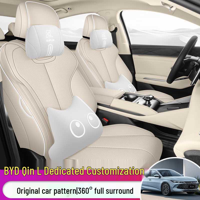 Breathable, full-coverage car seat cover for BYD Qin L, suitable for all seasons. Qin L D-MI cushion.
