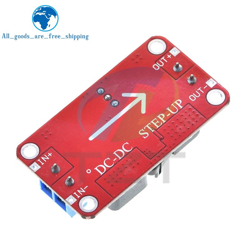1/2/5PCS 5A DC-DC Step Up Power Module Boost Volt Converter 3.3V-35V To 5V 6V 9V 12V 24V XL6019