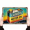 Жестяная табличка Pennzoil Ретро Масло 8x12 дюймов Металлическое настенное искусство Гараж Алюминиевая панель
