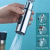 Rotatable Multifunctional Kitchen Faucet with Splash-Proof Bubbler and Universal Booster Extender