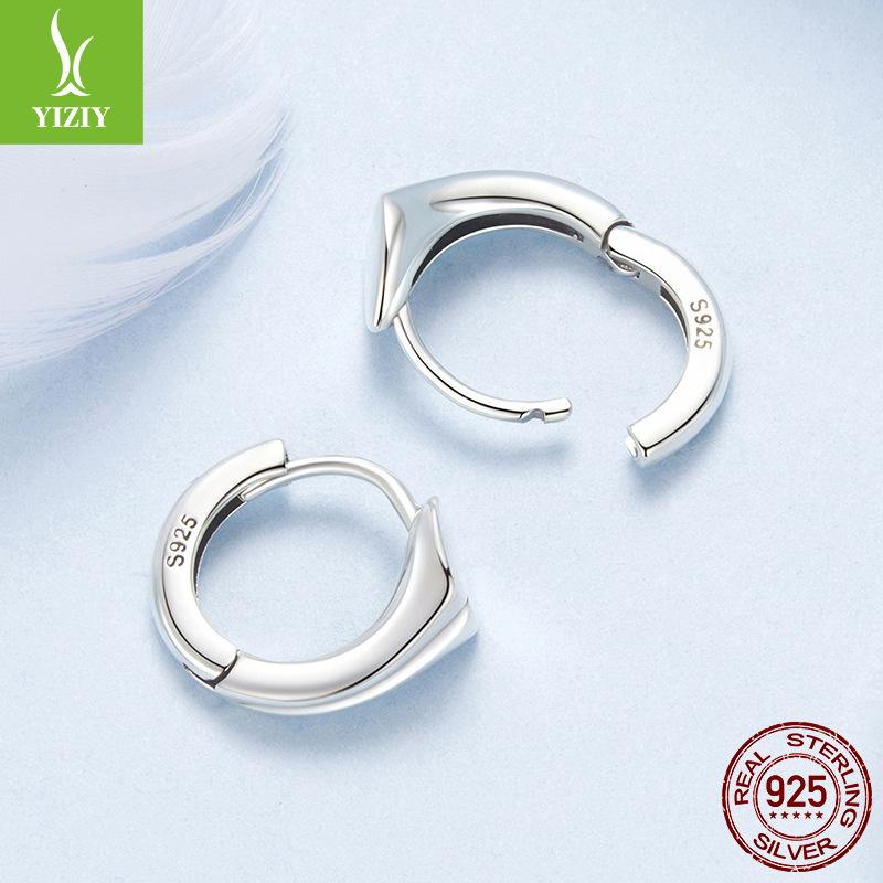 Metal Love Ear Buckle Women, Simple And Romantic S925 Sterling Silver Versatile Earrings Earrings