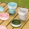 Portable and Foldable Silicone Coffee Cup for Outdoor Travel Silicone Sports Water Cup Telescopic Mug