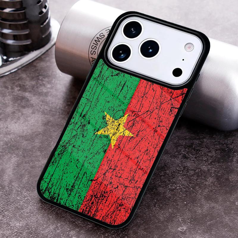 Чехол для телефона Флаг Буркина-Фасо Для iPhone 17 16 15 14 13 12 11 Pro Max Plus 17Air Мягкий силиконовый чехол
