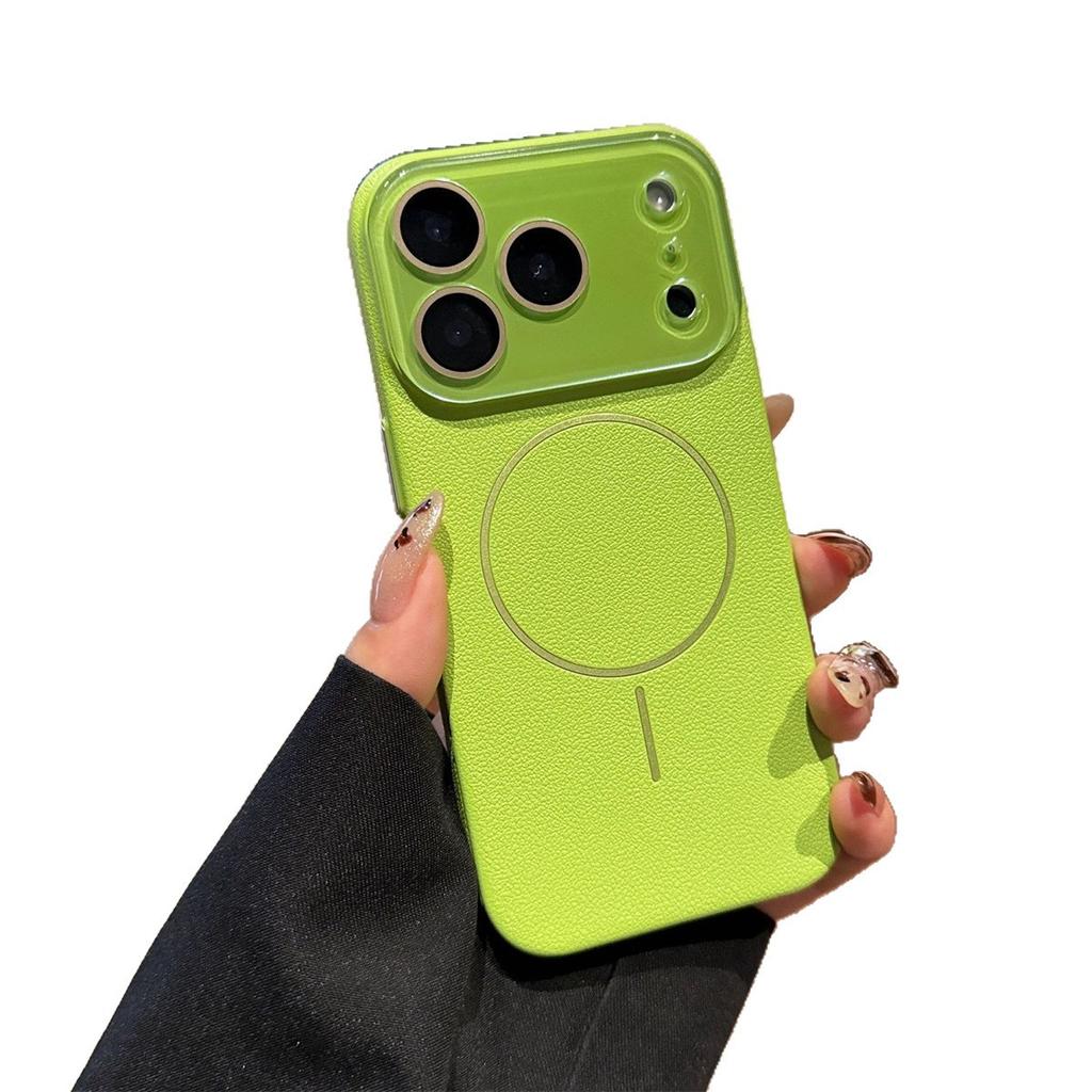 Новый кожаный магнитный чехол для телефона для Apple 17PROMAX Защита от падений, Защита от отпечатков пальцев, Рассеивание тепла, Тонкий магнитный чехол для телефона