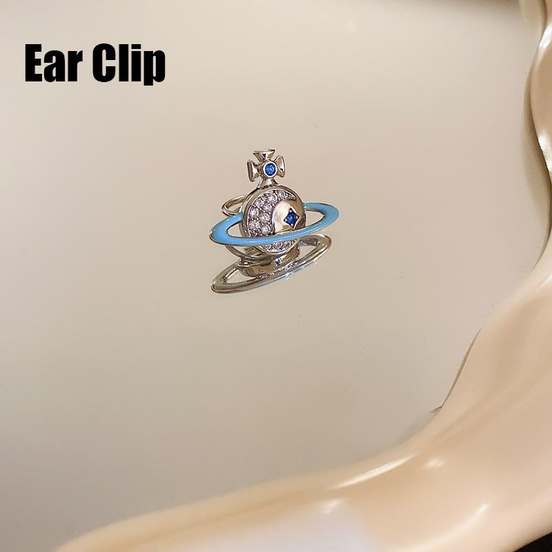 Модные серьги Сатурн с цирконием, женские трендовые элегантные цепочки на ключицы для девочек Y2k, ювелирные аксессуары, подарочные наборы