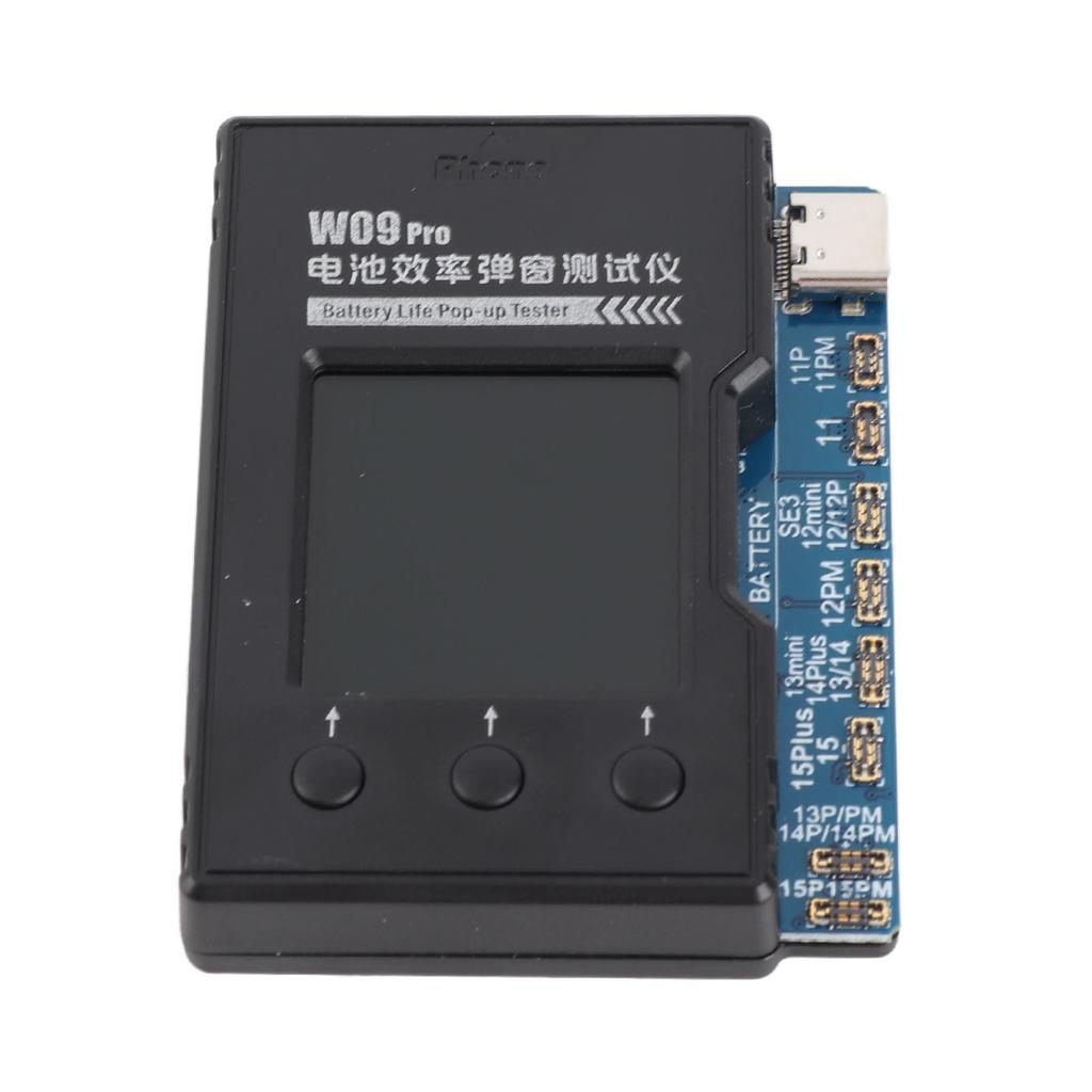 Battery Efficiency Pop Up Tester LCD Display USB Connection Popup Window Repair Tool for 11‑15 Series Phone