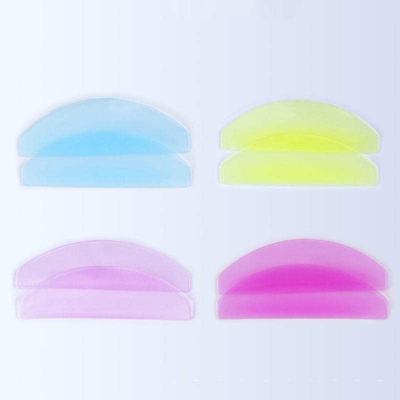1Pair Ultra Thin Silicone Eyelash Perm Pads Lashes Rods Shield Lifting 3D Eyelash Curler Accessories Applicator Makeup Tool