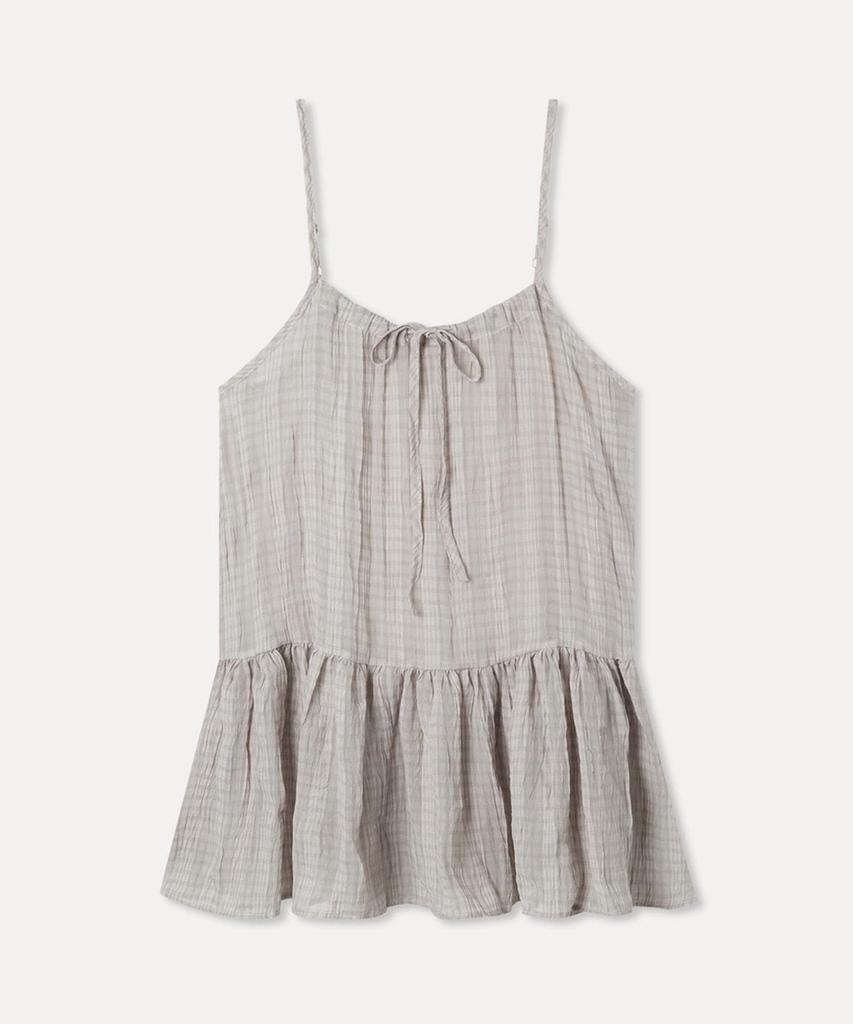 MIXXO Клетчатое платье без рукавов с многослойностью_Miwowg91Ss