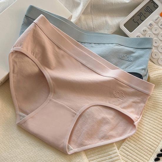 Женское хлопковое нижнее белье со средней талией, не показывающие трусики, мягкие дышащие, полностью закрывающие трусы, женские эластичные трусы