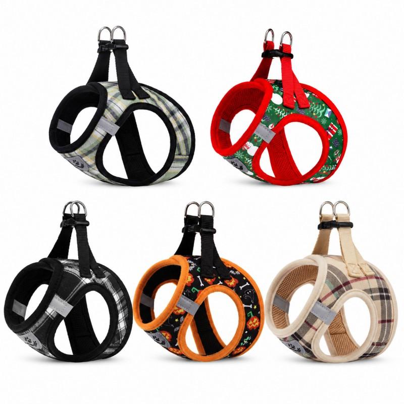 Dog Harness Leash Set Small Medium Dogs Reflective Pet Walking