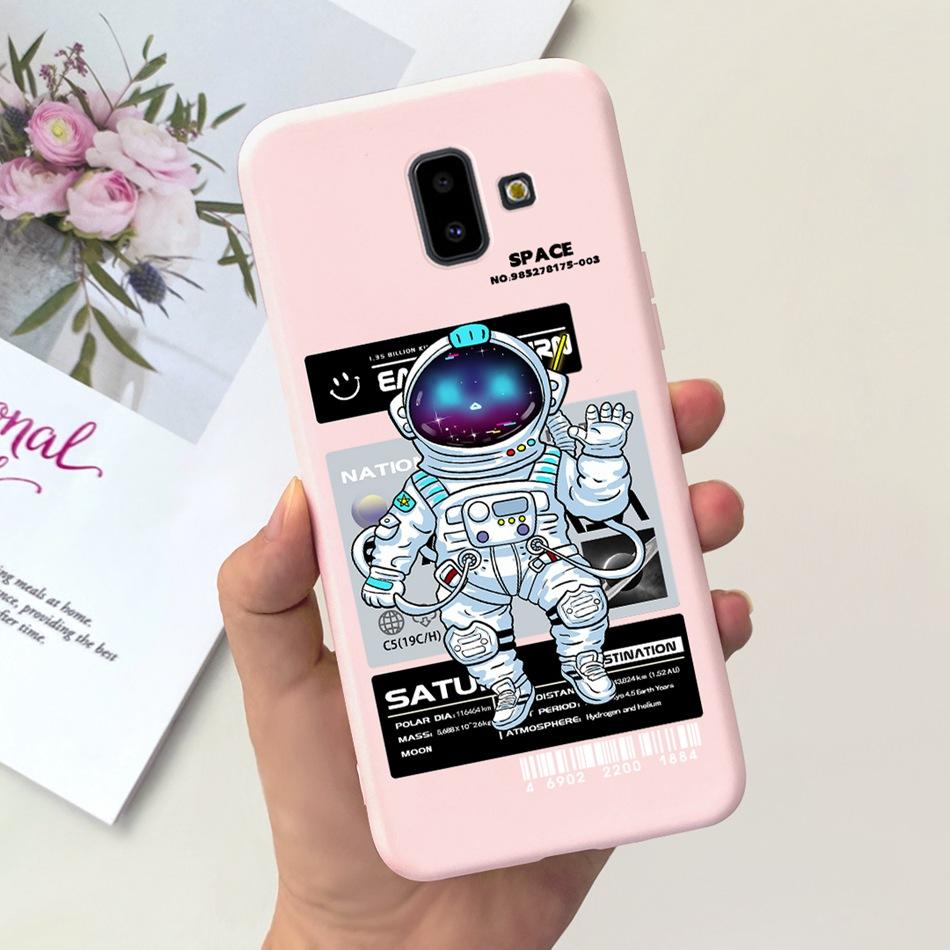 Чехол для Samsung Galaxy J6 Plus 2018 Samsung J6 (2018) J6+ J 6 J6Plus J610F J600G Милый Конфетный Цвет Мягкий Силиконовый Задний Чехол для Телефона
