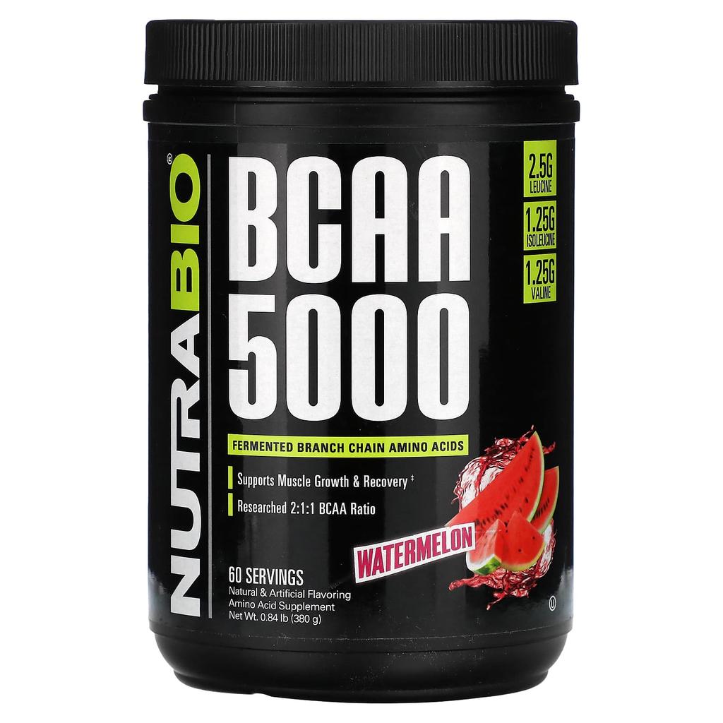 Bcaa 5000, Watermelon, 380G(0.84Lb)