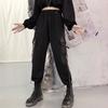 Spring Autumn Women's Cargo Harem Pants Female Black Hip Hop Casual Joggers Trousers Fashion Casual Streetwear Pants Plus Size