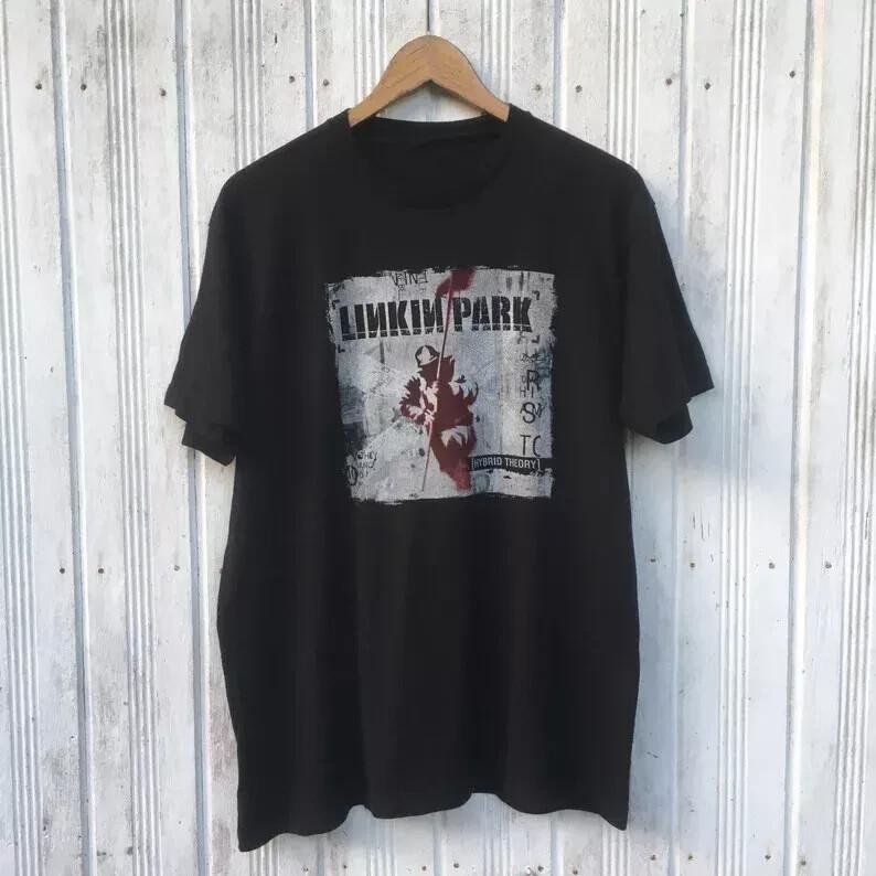 Linkin Park “Hybrid Theory” Американская Рок-Группа 2000-х Футболка Размер S-4XL Унисекс Футболка
