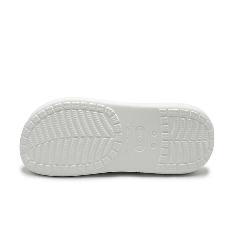 Crocs Сабо Crush EVA Пляжные Жемчужные Аксессуары Летняя Свежесть Подвеска Аксессуары Дырочные Туфли Унисекс Светло-голубой