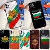Чехол-паспортница с картой и флагом Болгарии для Apple iPhone 16 15 14 13 12 11 Pro Max Mini XR 15 16 Plus 16e Защитная крышка