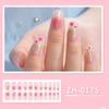 22 Finger Manicure Stickers Nail Polish Film Nail Stickers 5D Bronzing Waterproof Adhesive Nails Summer Hybrid