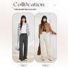 IEF 2025 Autumn Korean Style Wide-Leg Pants