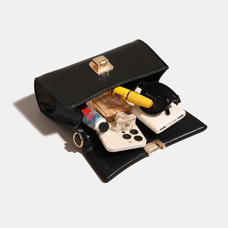 Классическая женская сумка для поездок на работу Новая европейская и американская ретро простая коробка маленькая квадратная сумка сумка через плечо на одно плечо высококлассная