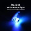 Auto LED Car Light Auto Interior Mini USB Atmosphere Light Emergency Lighting Light PC Auto Colorful Decorative Lamp Accessory
