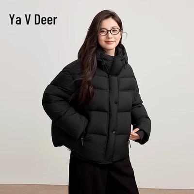Женский короткий пуховик Yalu с 95% утиного пуха