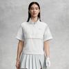 Fila Серия Гольф Модная Простая Трендовая Спортивная Повседневная Универсальная Удобная Футболка с Полумолнией Воротником-стойкой Охлаждающая Короткий рукав A11W625130FWT