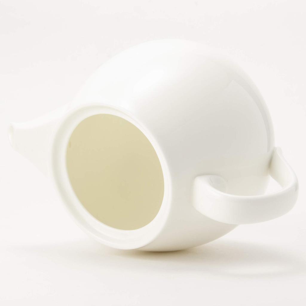 NARUMI Plus Ceram White 830cc Commercial Pot for 3 Made in People, Japan, 9795-4237