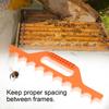 7/8/9 Frame Hive Spacer for Spacing Bee Frames, Bee Hive Frame Spcing Tool for spacing 8 Frames in a 10 Frame Sized Box, Beekeeping Equipment(Orange