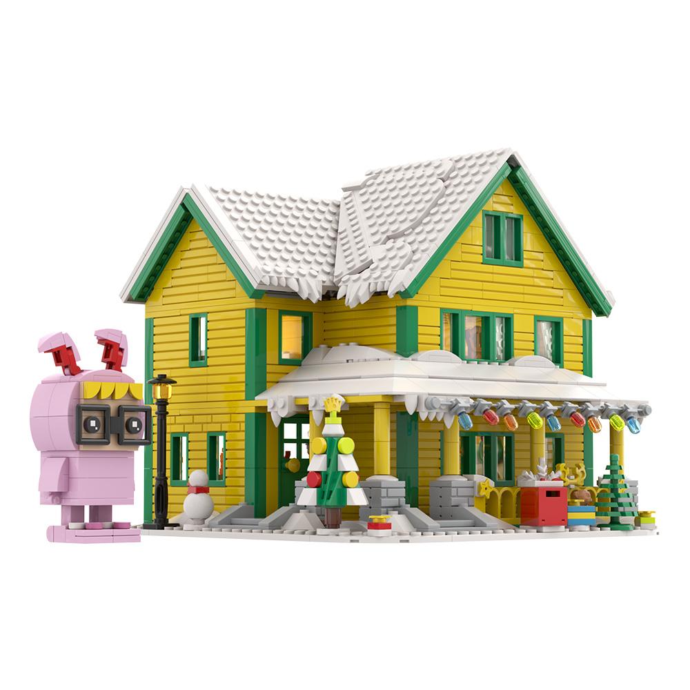 Gobricks MOC Рождественские кубики National Lampoon's Рождественская история (1983)Кирпичи Модели Игрушки Подарок