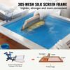 SucceBuy 20x24 дюйма Комплект для шелкографии Алюминиевые рамы для шелкографии Рама для шелкографии Высоконатяжная нейлоновая сетка