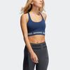 Adidas T Aeroknit Bra Низкая интенсивность Спортивный бюстгальтер Женское нижнее белье Темно-синий GM5159