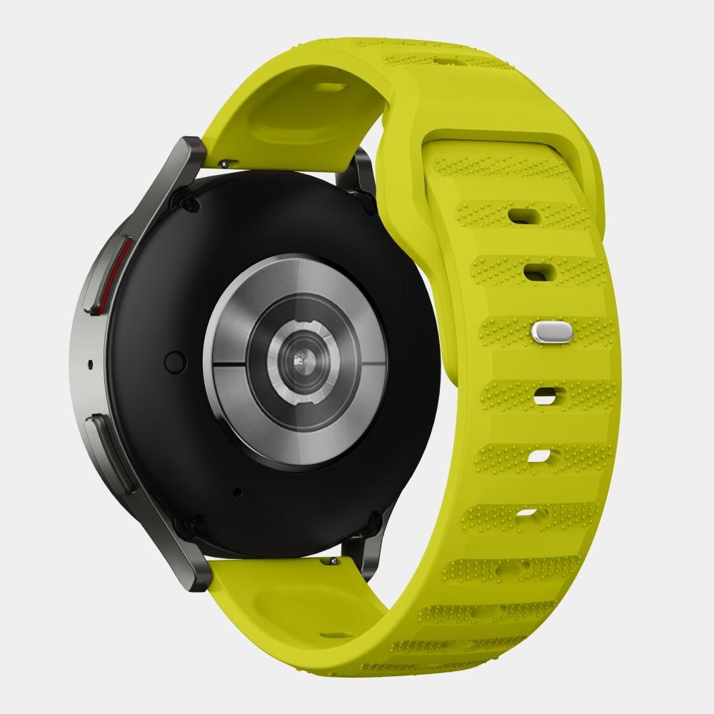 Классический силиконовый ремешок в спортивную полоску для Samsung Galaxy Watch 4 Classic 5 Pro, 45 мм, 40, 44 мм, 46 мм, ремешок для часов Smartwatch 20, 22 мм, аксессуары