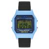 TIMEX Unisex Pac-Man Digital Watch, Light Blue Dial, Resin and Plastic, Quartz Movement, TW2V94100