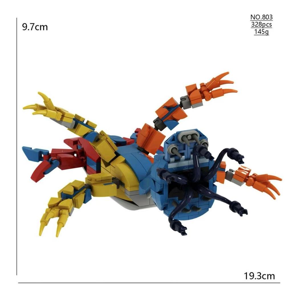 Smiling Critters 4 Набор строительных блоков фигурок для сборки Пианозавр Ярнаби Дуи Поппи Конструктор для детей Подарок на день рождения